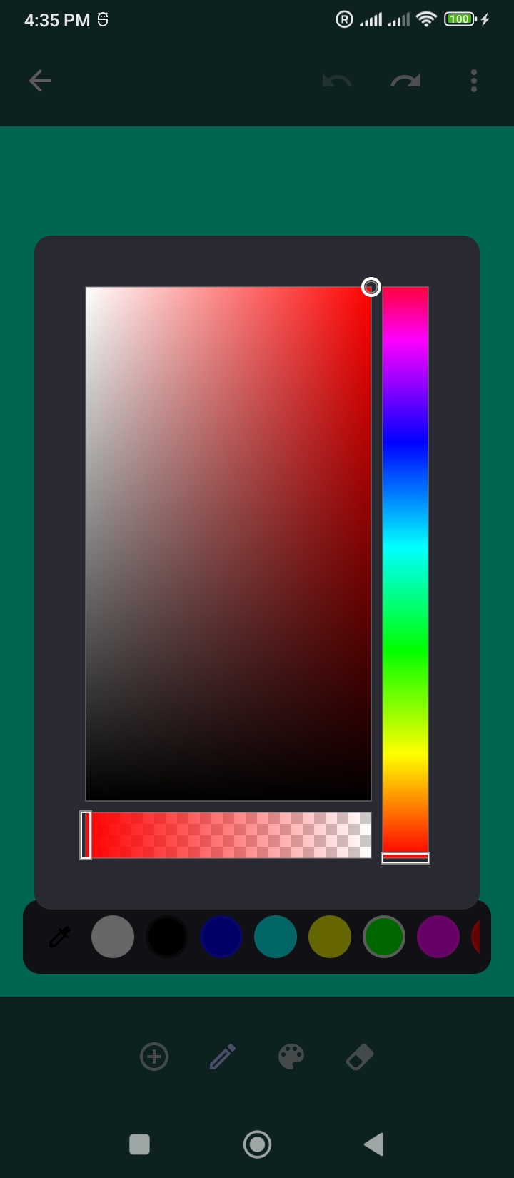 Colour tools that get out of the way screenshot